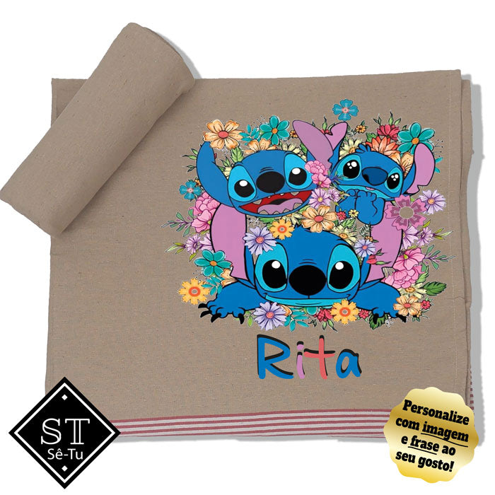 Toalha de Praia Stich Flores